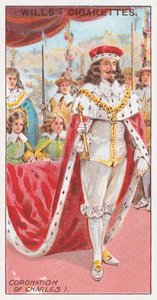 Coronation of Charles I by English School