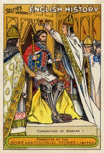 Coronation of Edward I by English School