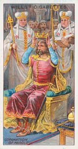 Coronation of Harold II by English School