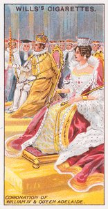 Coronation of William IV and Queen Adelaide by English School
