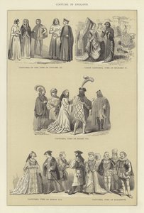 Costume in England by English School