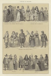 Costume in England by English School
