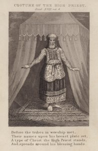 Costume of the High Priest, Exodus XVIII, ver 4 by English School