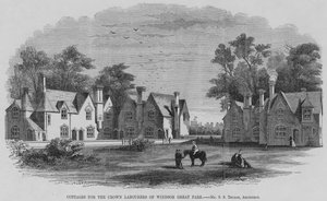 Cottages for the Crown Labourers of Windsor Great Park by English School