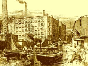 Cotton Mills, Miles Platting, Manchester, from 