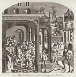Count Lewis of Flanders Offers Terms to the People of Ghent