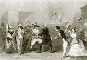 Country cousins by English School