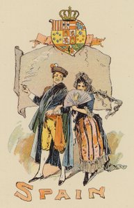 Couple in Spanish costume