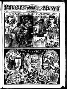 Cover of Illustrated Police News, Saturday March 21