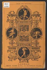 Cover of The Cornhill Magazine, January 1874 by English School