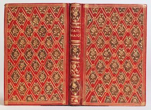 Cover of a book, possibly Cato Major de Senectute by Cicero