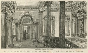 Cowfields, 30 Old Burlington Street: Gallery to Drawing Room Floor
