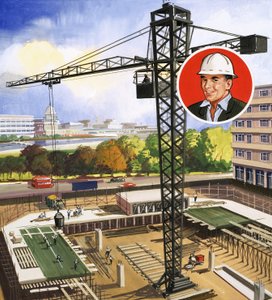 Crane Driver by English School