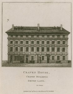 Craven House, Craven Buildings, Drury Lane, London by English School