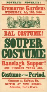 Cremorne Gardens, 29 July 1846, Bal Costume by English School
