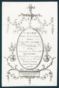 Cribb, glass and picture frame maker by English School