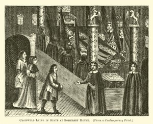 Cromwell Lying in State at Somerset House by English School