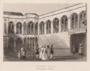 Crosby Hall, Bishopsgate Street, London by English School