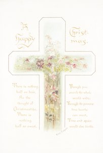 Cross with Flowers