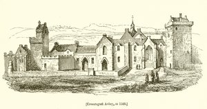 Crossraguel Abbey, in 1560 by English School