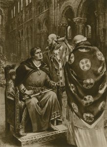 Crowning a King on Christmas Day by English School