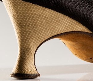 Curved high heel, c.1785
