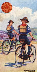 Cyclist Scout Badge, 1923 by English School