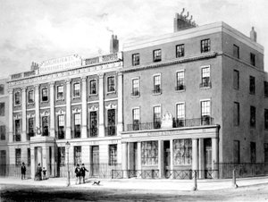 DAlemaine & Co. on Soho Square, 1854 by English School