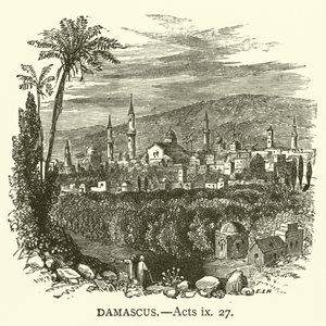 Damascus, Acts, ix, 27 by English School