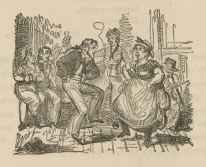 Dancing in a London Tavern by English School
