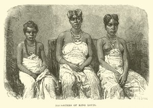 Daughters of King Louis by English School