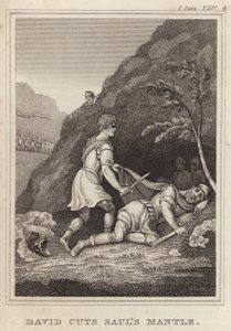 David Cuts Saul