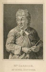 David Garrick, actor, as Abel Drugger by English School