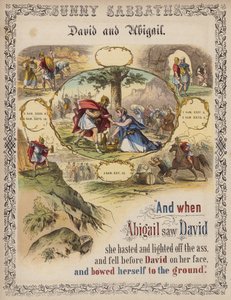 David and Abigail by English School