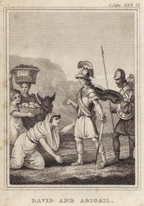 David and Abigail by English School
