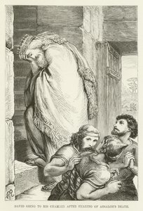 David Going to His Chamber After Hearing of Absalom