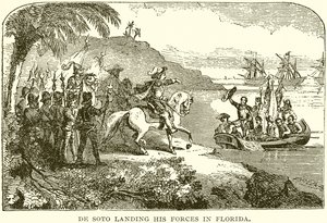 De Soto Landing His Forces in Florida