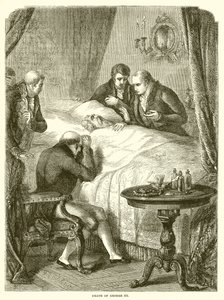 Death of George III by English School