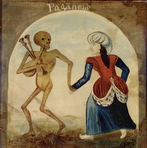 Death Leading a Pagan Woman by English School