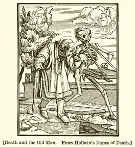 Death and the Old Man by English School