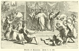 Death of Ananias