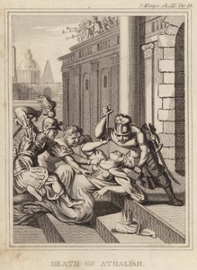 Death of Athaliah by English School