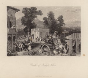 Death of Bishop Heber by English School