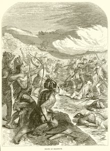 Death of Braddock by English School