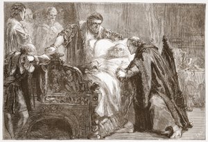 Death of Frederic the Wise, Elector of Saxony by English School