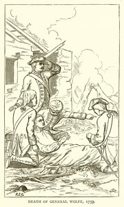 Death of General Wolfe, 1759 by English School