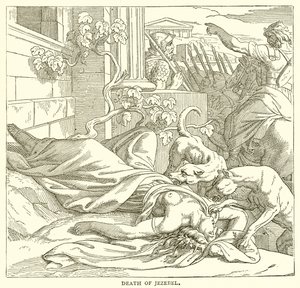 Death of Jezebel by English School