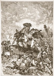 Death of Julian the Apostate by English School