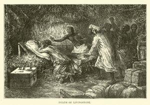 Death of Livingstone by English School