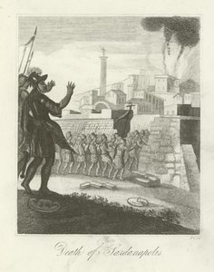 Death of Sardanapalus by English School